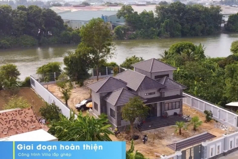 Villa Lắp Ghép Phong Cách Nhật Bản tại xã Bạch Đằng, TX Tân Uyên, Bình Dương